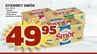MatArket Svenskt smör erbjuda