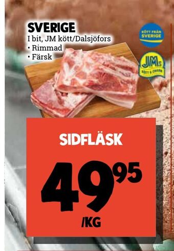 MatArket Sidfläsk erbjuda