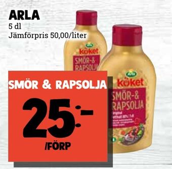 MatArket Smör & rapsolja erbjuda