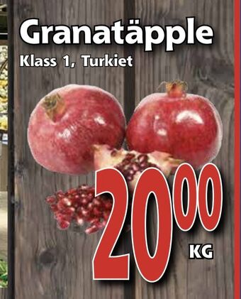 Supergrossen Granatäpple erbjuda