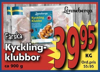 Supergrossen Kycklingklubbor erbjuda