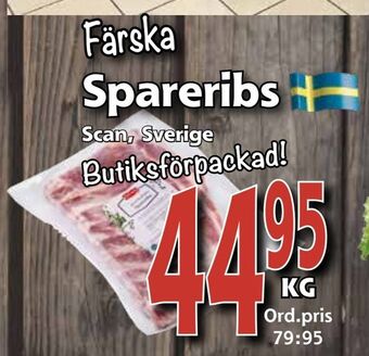 Supergrossen Spareribs erbjuda