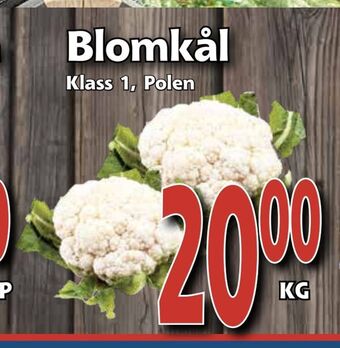 Supergrossen Blomkål erbjuda