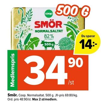 Coop Extra Smör erbjuda
