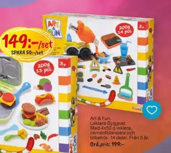 Leklust Art & fun. leklera byggset erbjuda