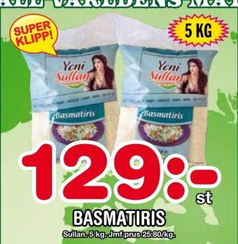 Nya Pulsen Basmatiris erbjuda