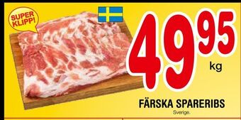 Nya Pulsen Färska spareribs erbjuda
