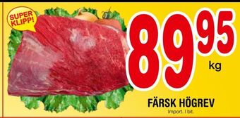 Nya Pulsen Färsk högrev erbjuda