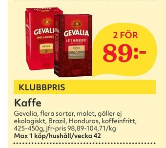 Hemköp Kaffe erbjuda