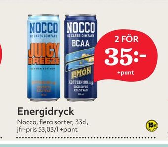 Hemköp Energidryck erbjuda