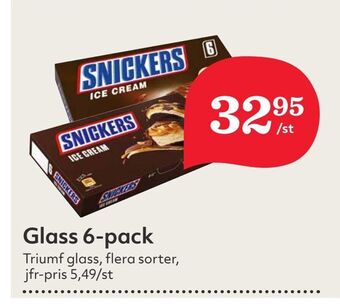 Hemköp Glass 6-pack erbjuda