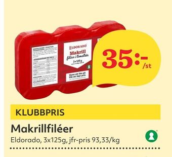 Hemköp Makrillfiléer erbjuda