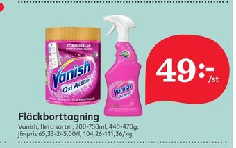 Hemköp Fläckborttagning erbjuda