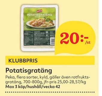 Hemköp Potatisgratäng erbjuda