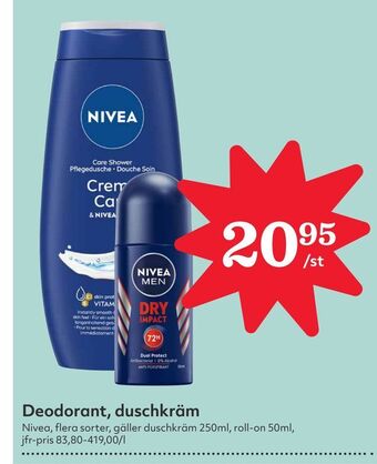 Hemköp Deodorant, duschkräm erbjuda