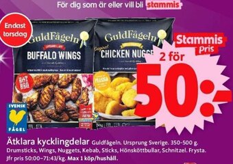ICA Supermarket Ätklara Kycklingdelar erbjuda
