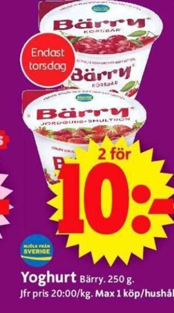 ICA Supermarket Yoghurt erbjuda