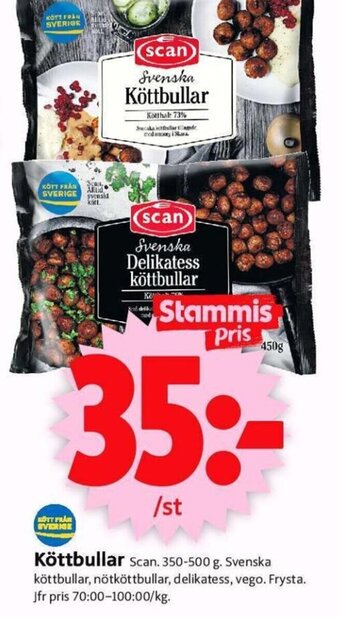 ICA Supermarket Köttbullar erbjuda