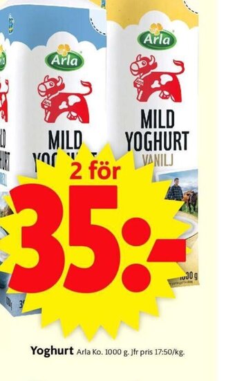 ICA Supermarket Yoghurt erbjuda