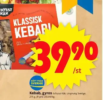 Kebab, Gyros