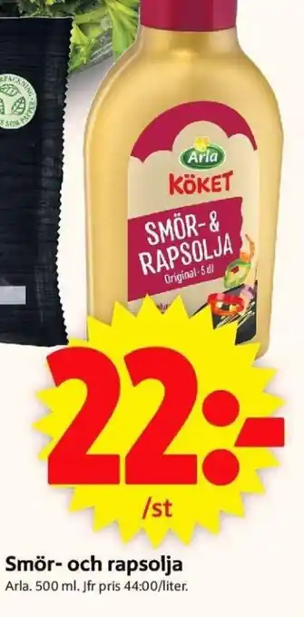 ICA Supermarket Smör-och Rapsolja erbjuda