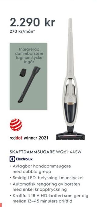 Electrolux Home Electrolux dammsugare erbjuda