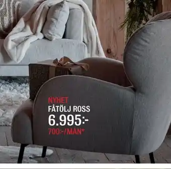 Nyhet fåtölj ross