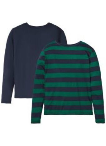 Bonprix Långärmad t-shirt (2-pack) erbjuda