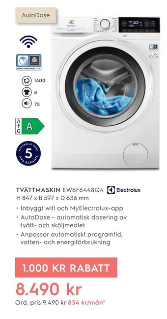 Electrolux Home Tvättmaskin erbjuda