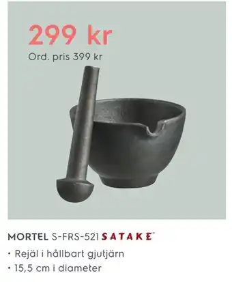 Electrolux Home Mortel s-frs-521 erbjuda