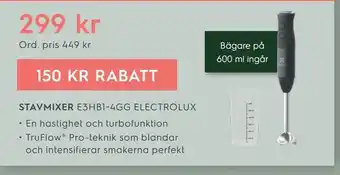 Electrolux Home Stavmixer e3hb1-4gg erbjuda