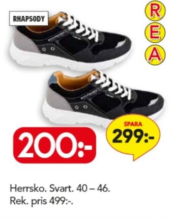 Herrsko Svart 40-46