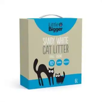 Little&bigger kattsand sandy white