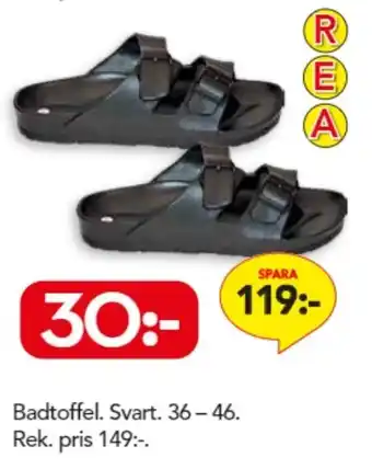 Bo Ohlsson Badtoffel Svart 36-46 erbjuda