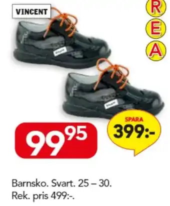 Bo Ohlsson Barnsko Svart 25-30 erbjuda