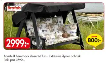 Bo Ohlsson Kornhult hammock i laserad furu erbjuda