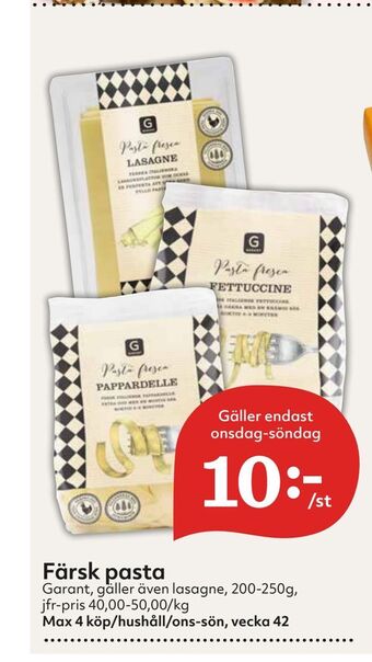 Hemköp Färsk pasta erbjuda