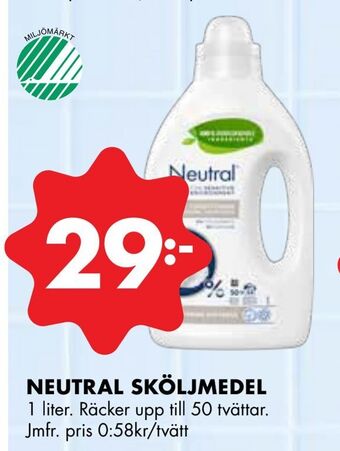 ÖoB Neutral sköljmedel erbjuda