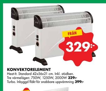 ÖoB Konvektorelement erbjuda