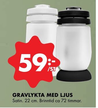 ÖoB Gravlykta med ljus erbjuda