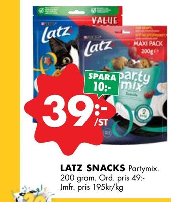 ÖoB Latz snacks erbjuda