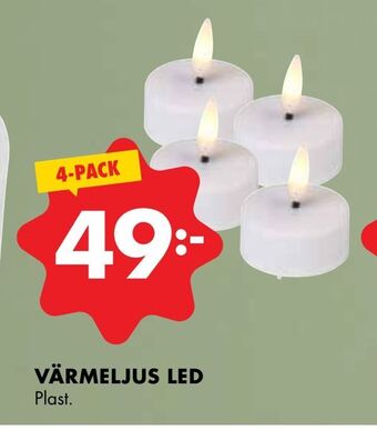 ÖoB Värmeljus led erbjuda