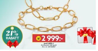 Albrekts Guld Armband i 18k guld erbjuda