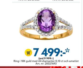 Albrekts Guld Ring i 18k guld med 44 diamanter erbjuda