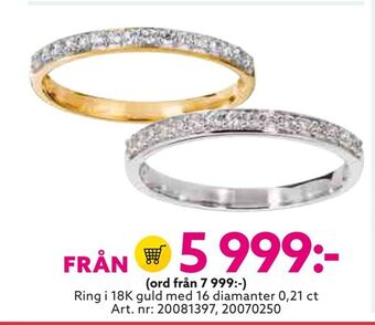Albrekts Guld Ring erbjuda