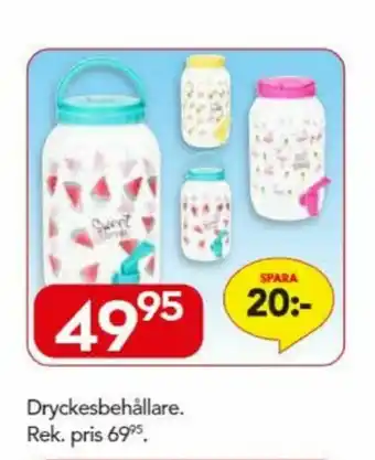 Tappkransbehållare