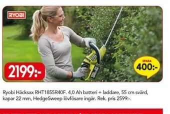Bo Ohlsson Ryobi Häcksax erbjuda