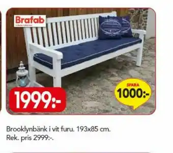 Bo Ohlsson Brafab Bänk erbjuda