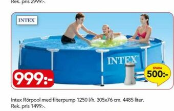 Bo Ohlsson Intex Pool erbjuda