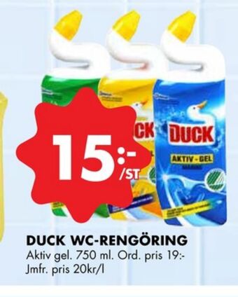 ÖoB Duck wc rent erbjuda